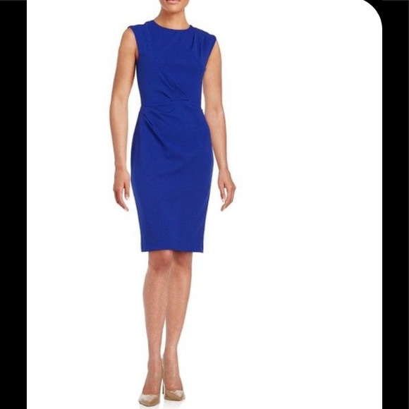 Cobalt blue Antonio Melani knit dress size 8 - Picture 8 of 8